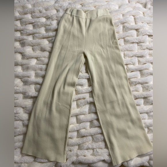 2 Piece Outfit Oversized Knitted Top and Wide Leg Pants Loungewear Sweater Set - Picture 10 of 10